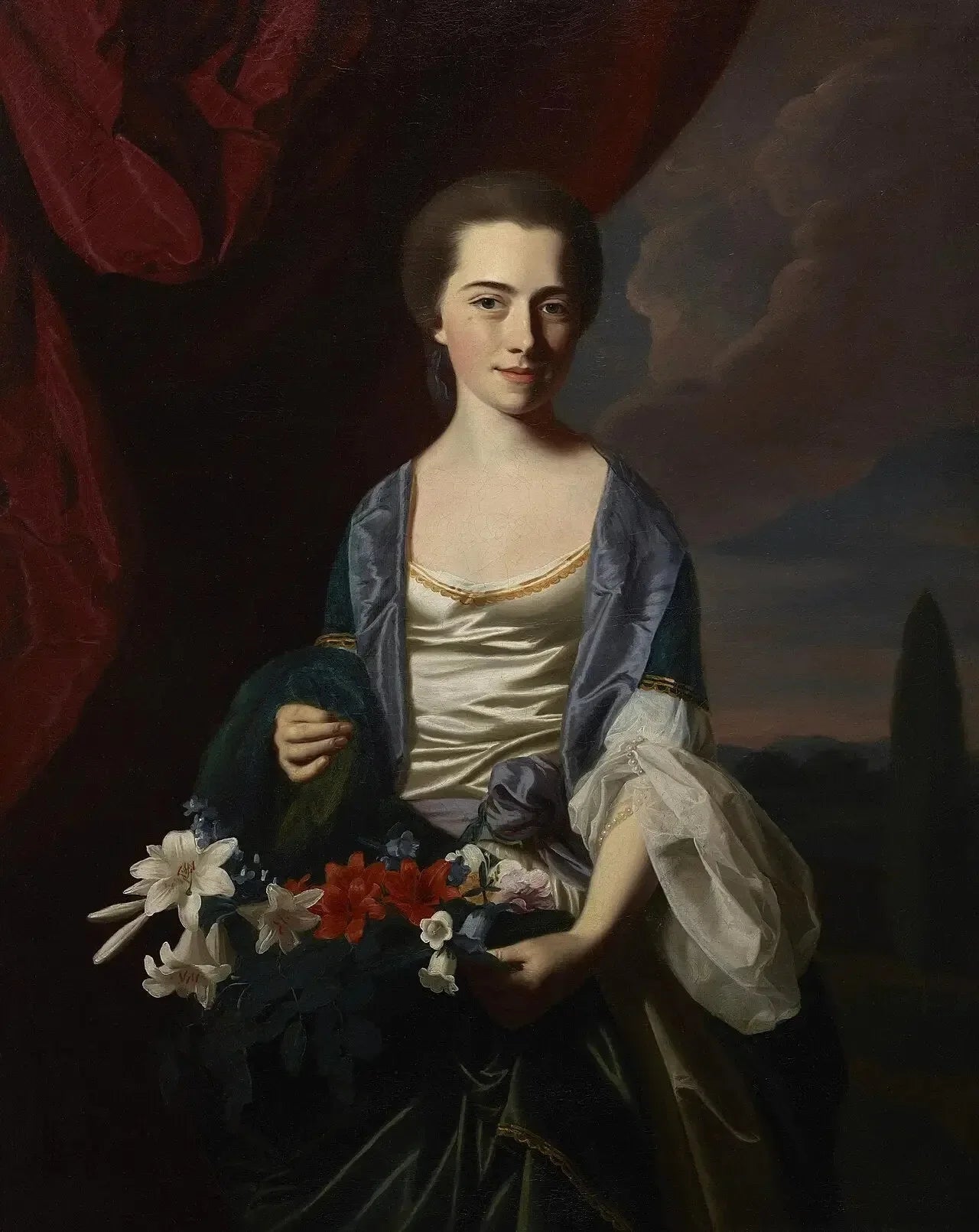 Sarah Sherburne Langdon - John Singleton Copley image 1 reproduction d’œuvre d’art à l’huile