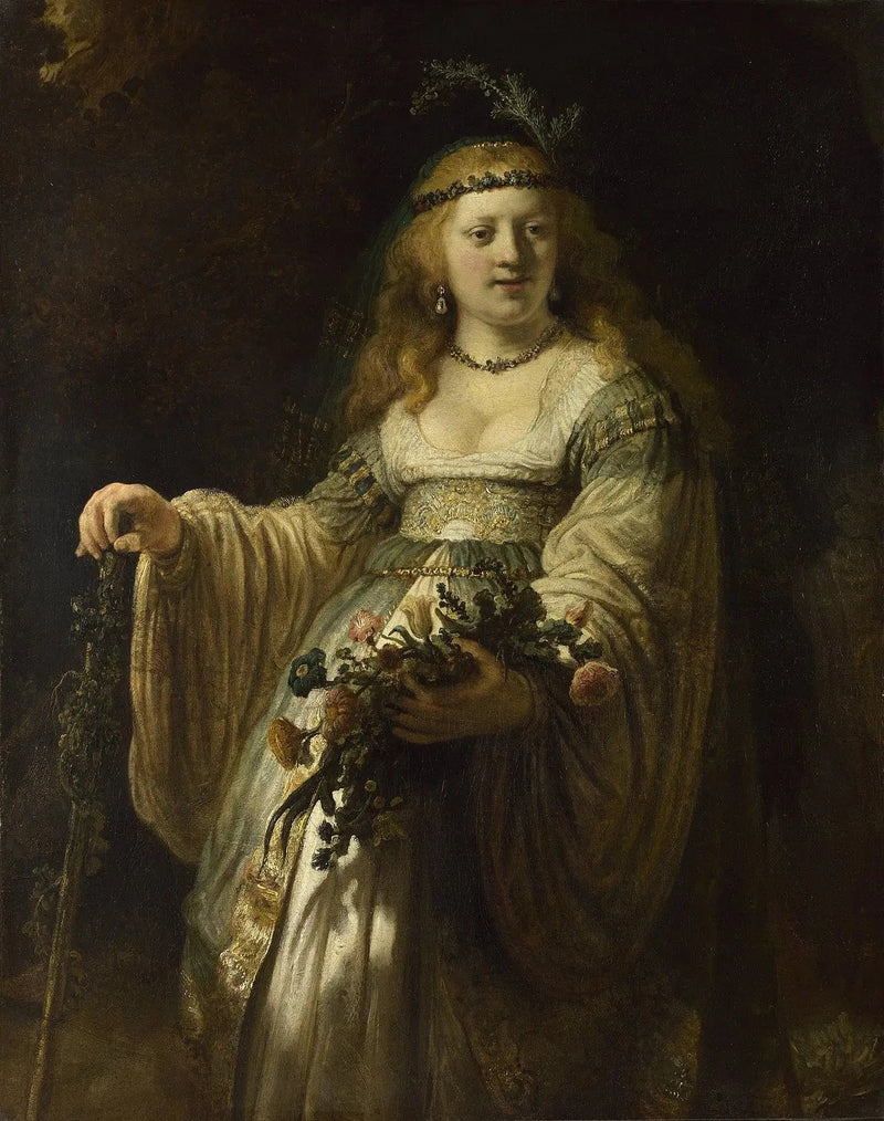 Saskia en Flores - Rembrandt