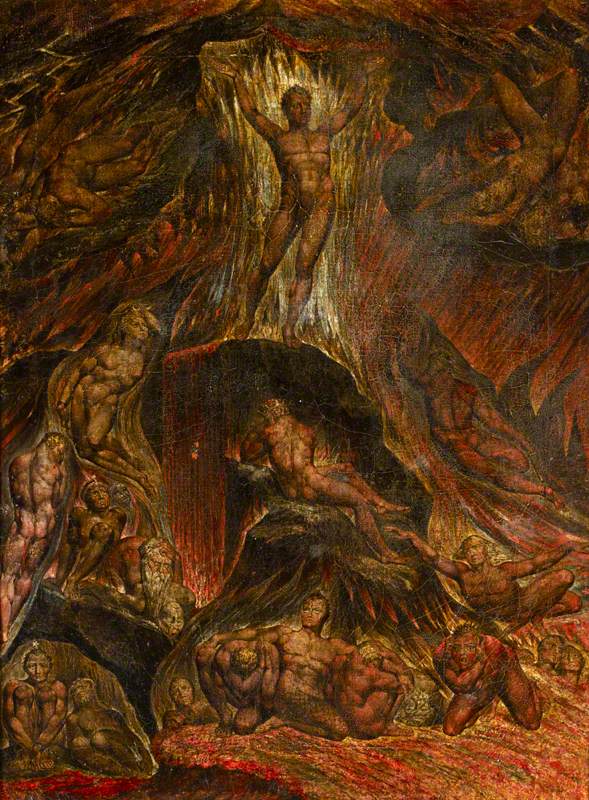 Satan llamando a sus legiones (extracto de « El paraíso perdido » de John Milton) - William Blake