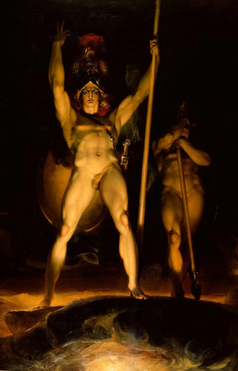 Satan invoca a sus legiones - Thomas Lawrence