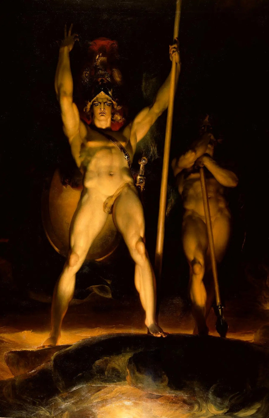 Satan invoca a sus legiones - Thomas Lawrence