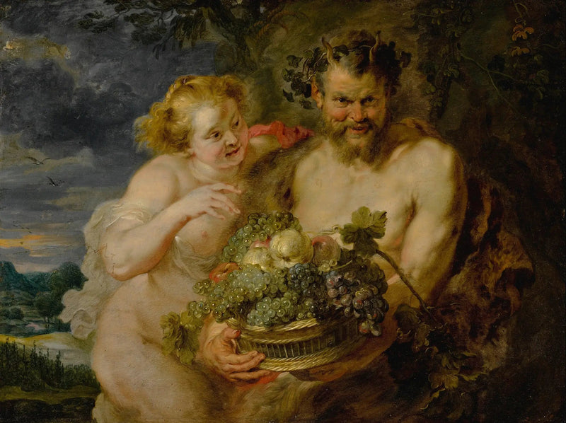 Sátira y Bacante - Peter Paul Rubens