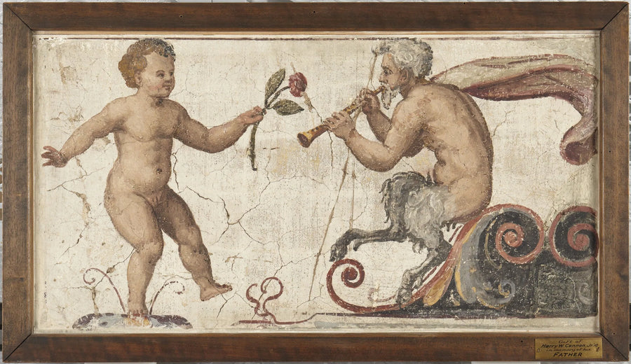 Satyre et garçon - Giulio Romano