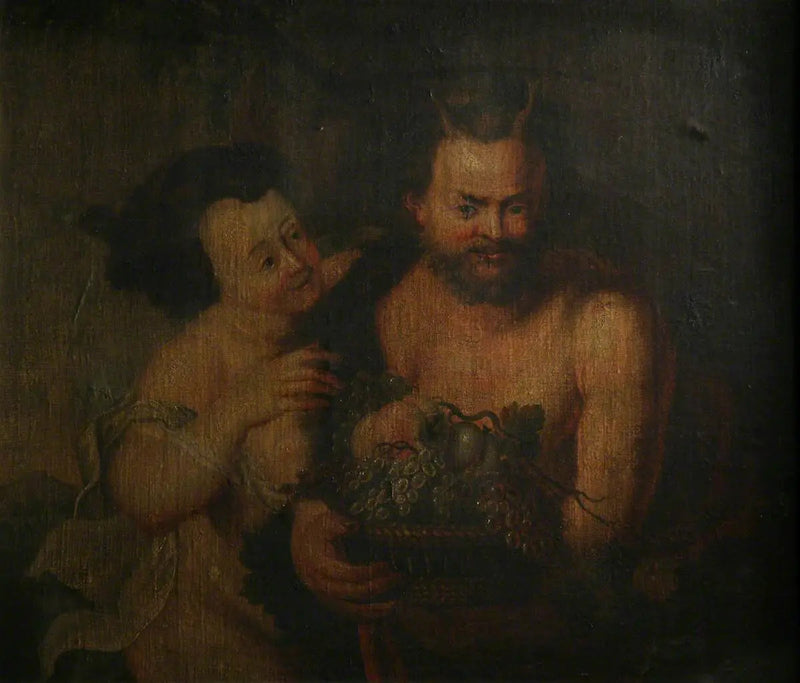 Sátira y una niña - Peter Paul Rubens