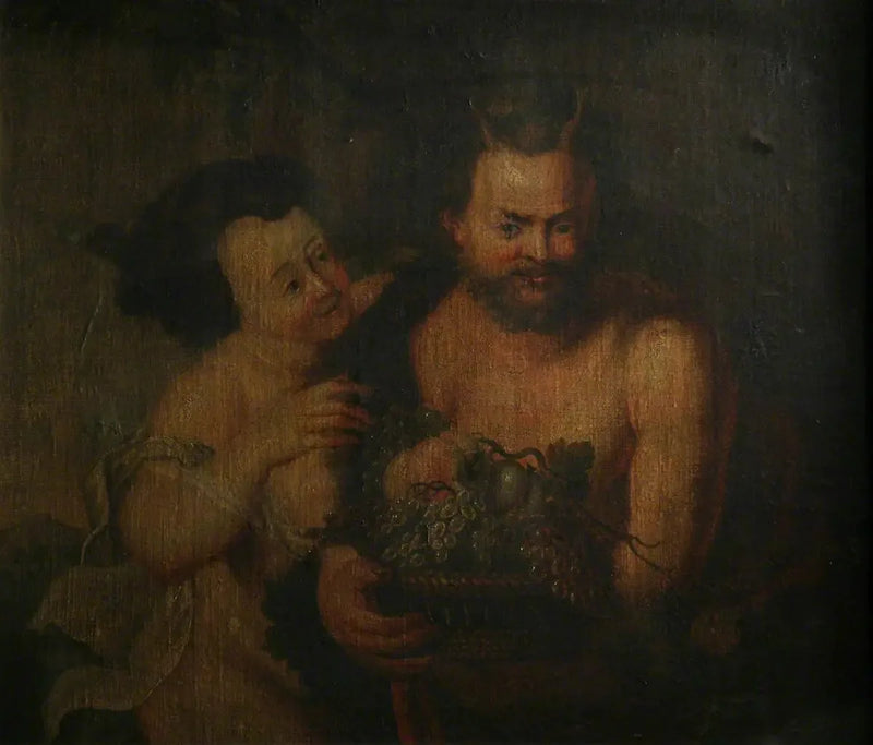 Sátira y una niña - Peter Paul Rubens