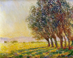 Sauces al atardecer W1242 - Claude Monet