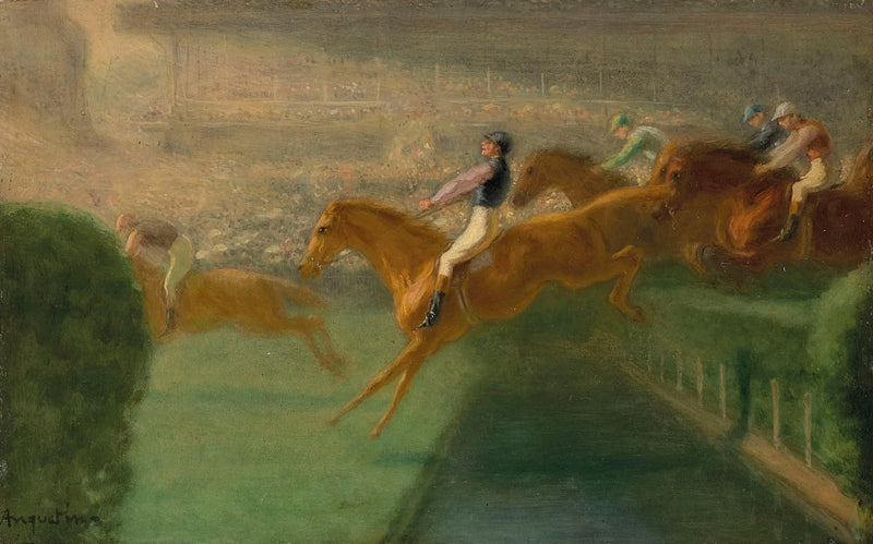 Salto de obstáculos - Louis Anquetin