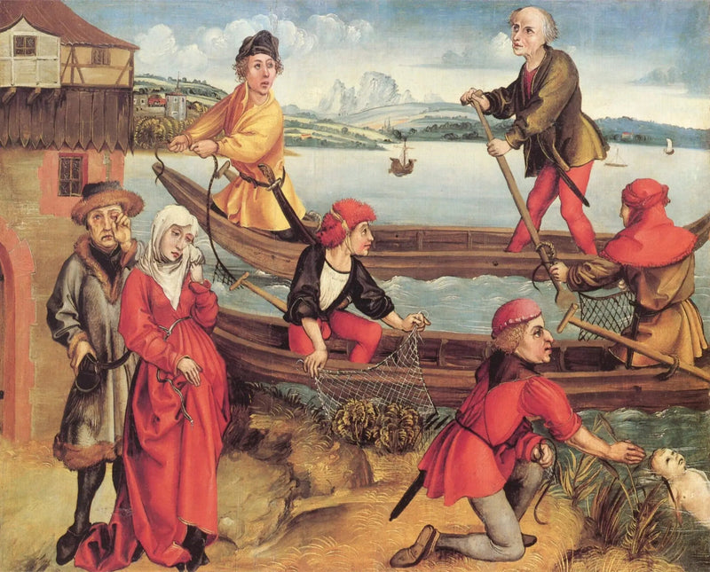 Rescate milagroso del niño ahogado de Bregenz - Albrecht Dürer
