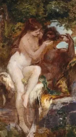 Escena amorosa - Franz von Stuck