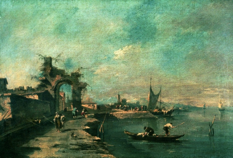 Escena costera - Francesco Guardi
