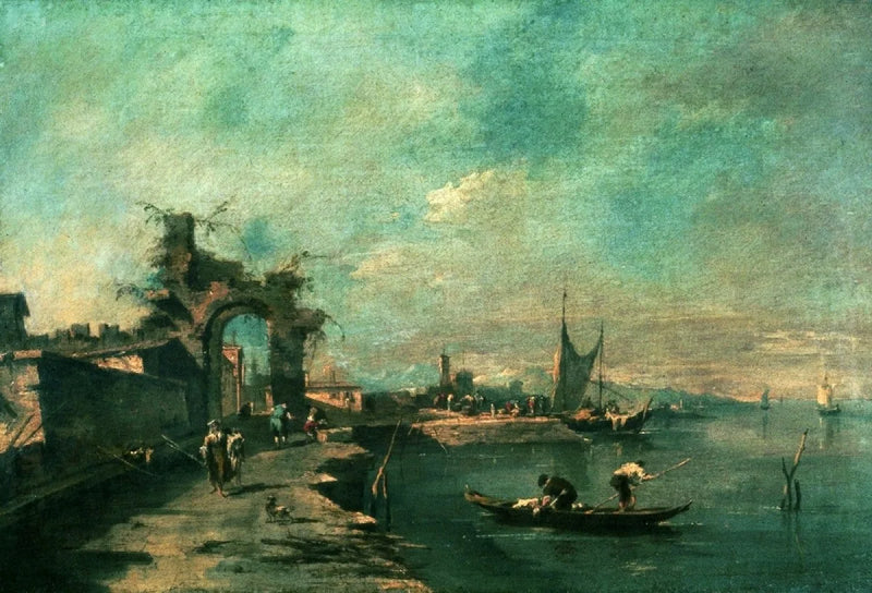 Escena costera - Francesco Guardi