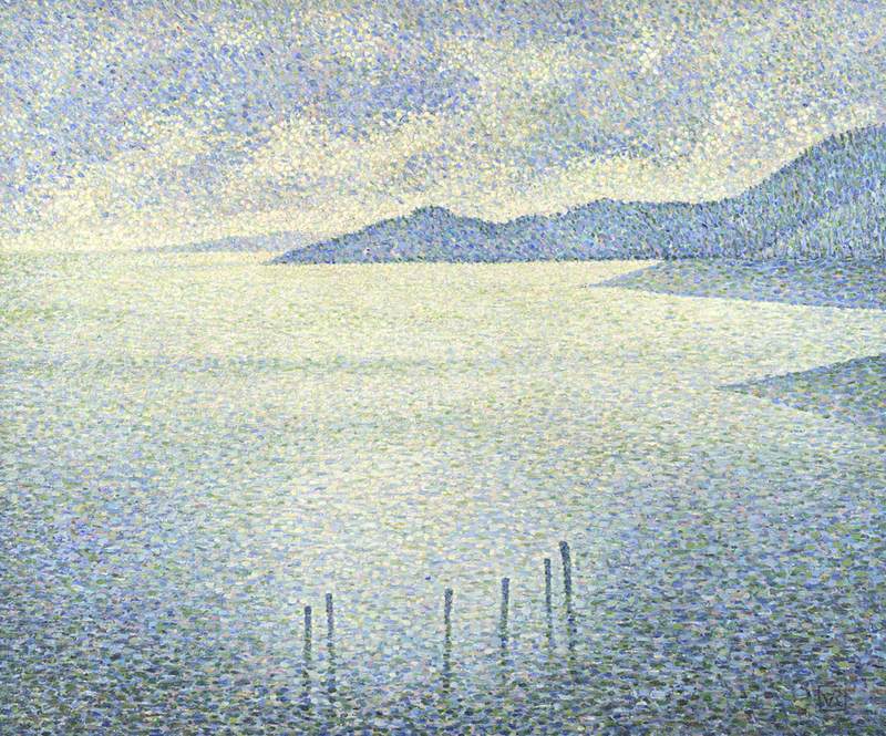 Escena costera - Théodore van Rysselberghe