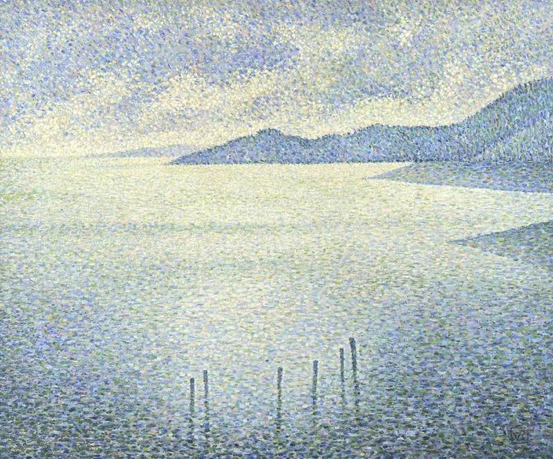 Escena costera - Théodore van Rysselberghe