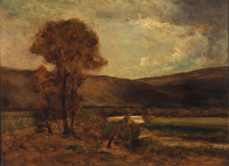 Escena de otoño - George Inness