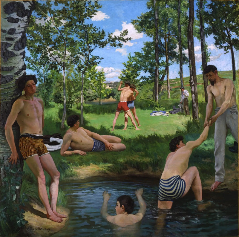 Escena de verano - Frédéric Bazille