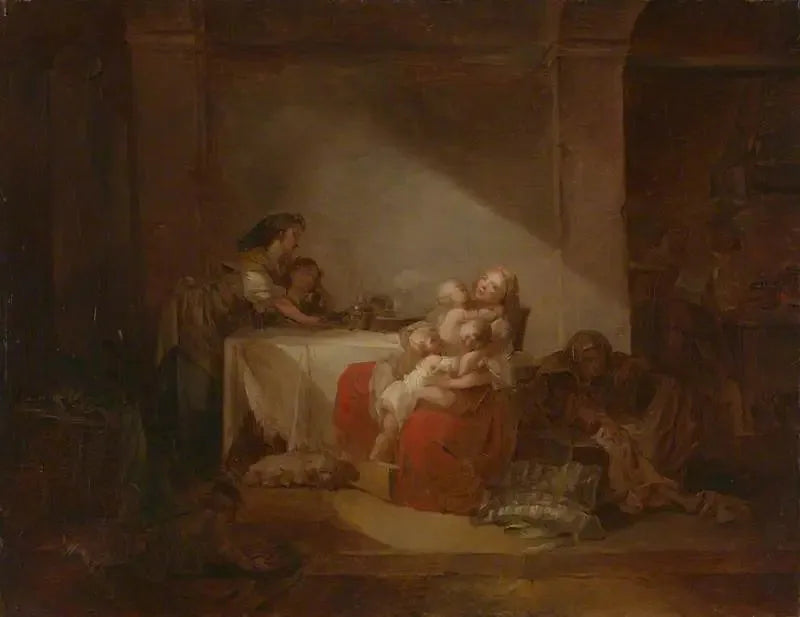 Escena de interior - Jean-Honoré Fragonard