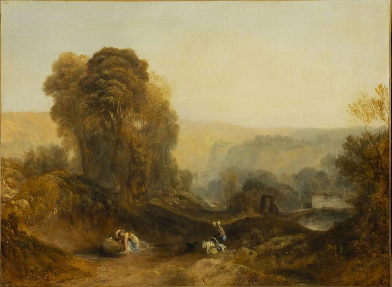 Escena en Derbyshire - J. M. W. Turner