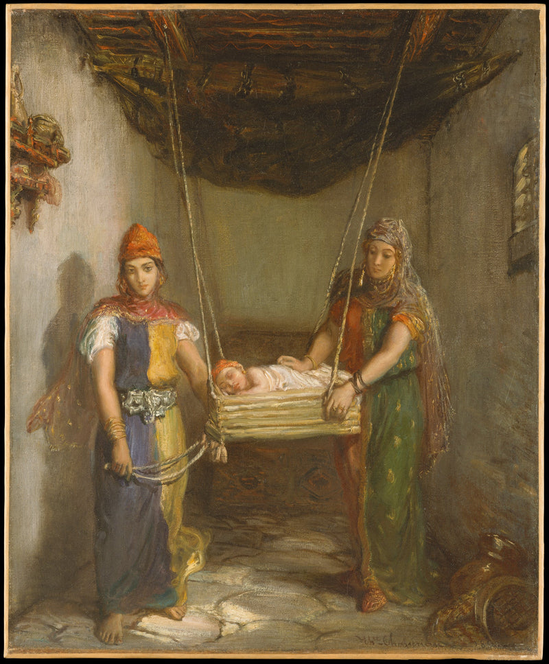 Escena en el barrio judío de Constantina - Théodore Chassériau