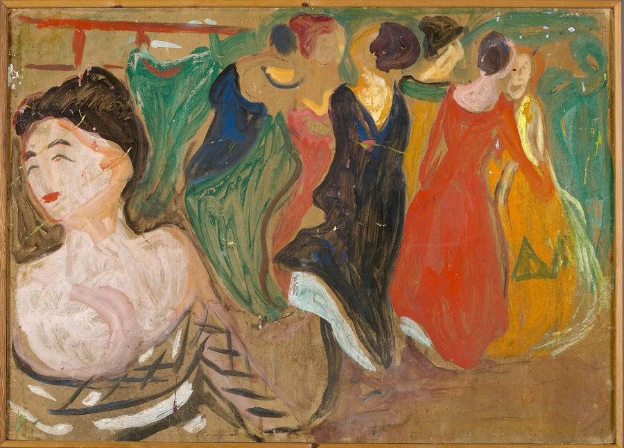 Escena de burdel - Edvard Munch