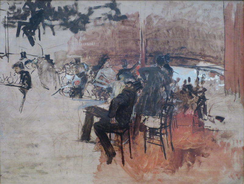 Escena de café - Giovanni Boldini