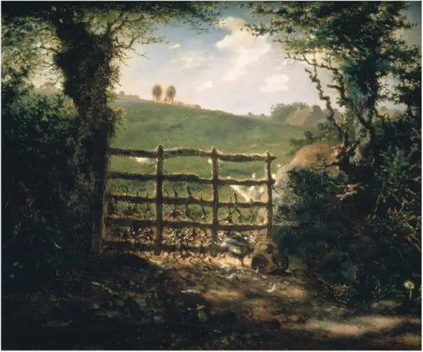 Escena de campo con estilo - Jean-François Millet