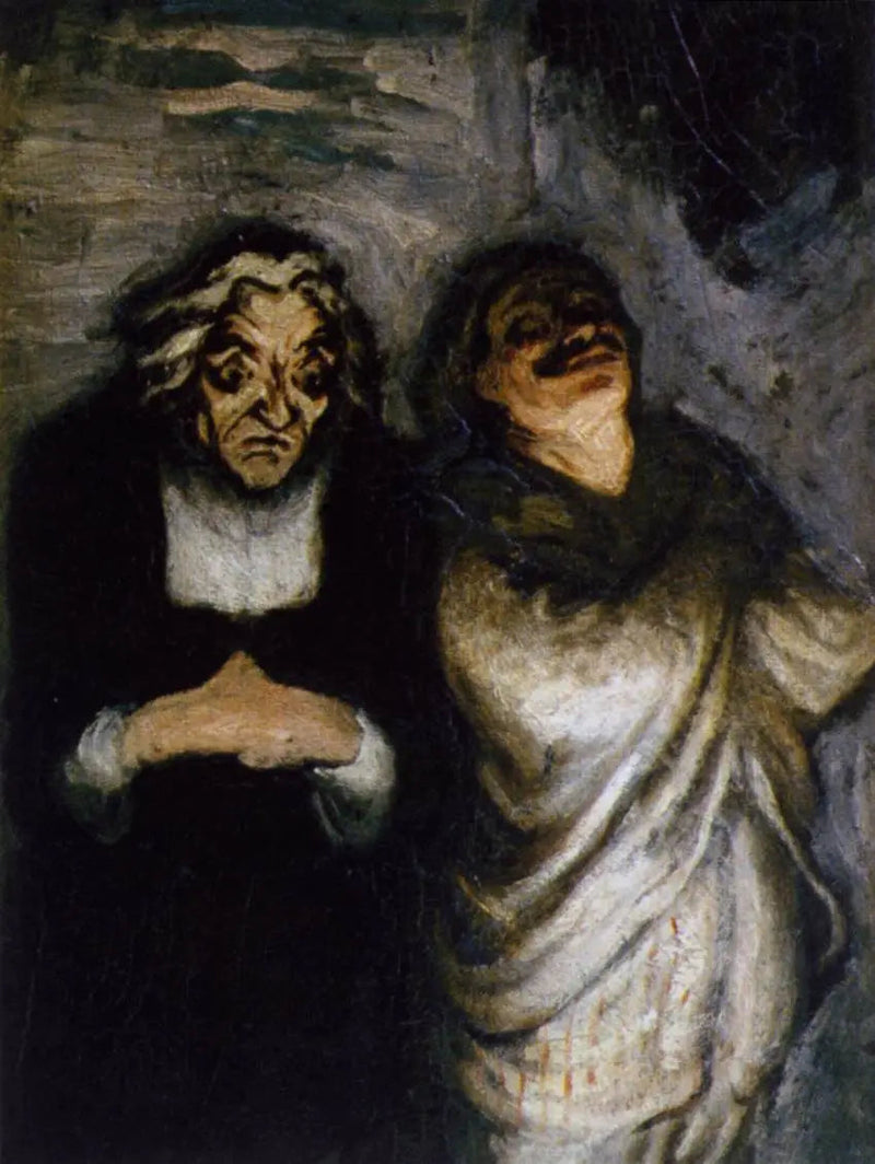 Escena de comedia - Honoré Daumier