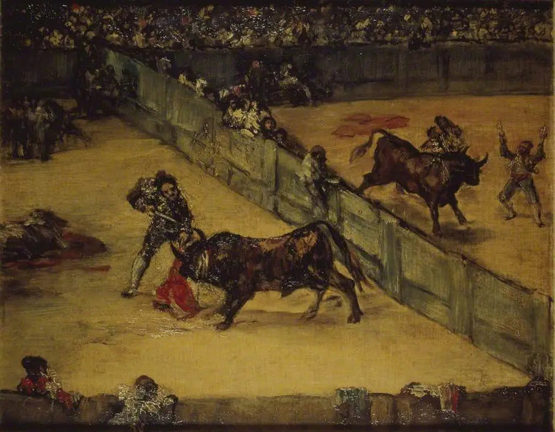 Escena de corrida: División de plaza - Francisco de Goya