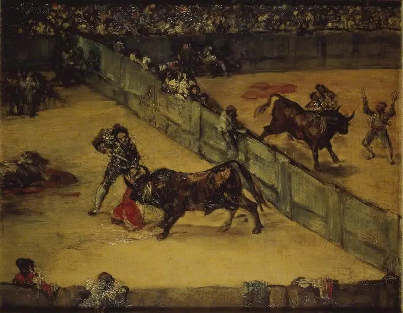 Escena de corrida: División de plaza - Francisco de Goya