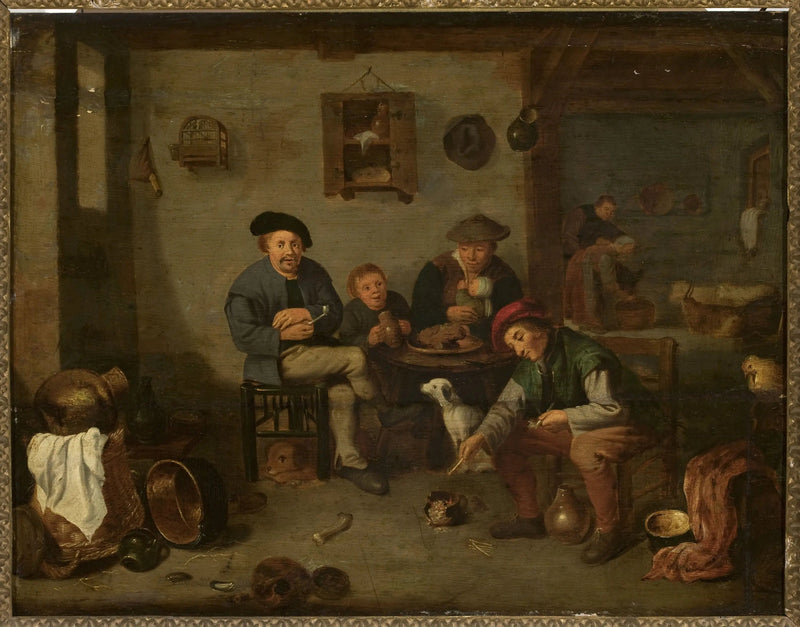 Escena de género en el campo - David Teniers el Joven