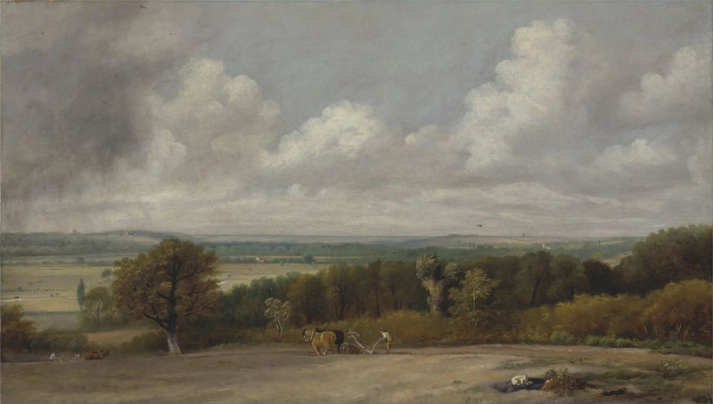Escena de laboreo en Suffolk - John Constable