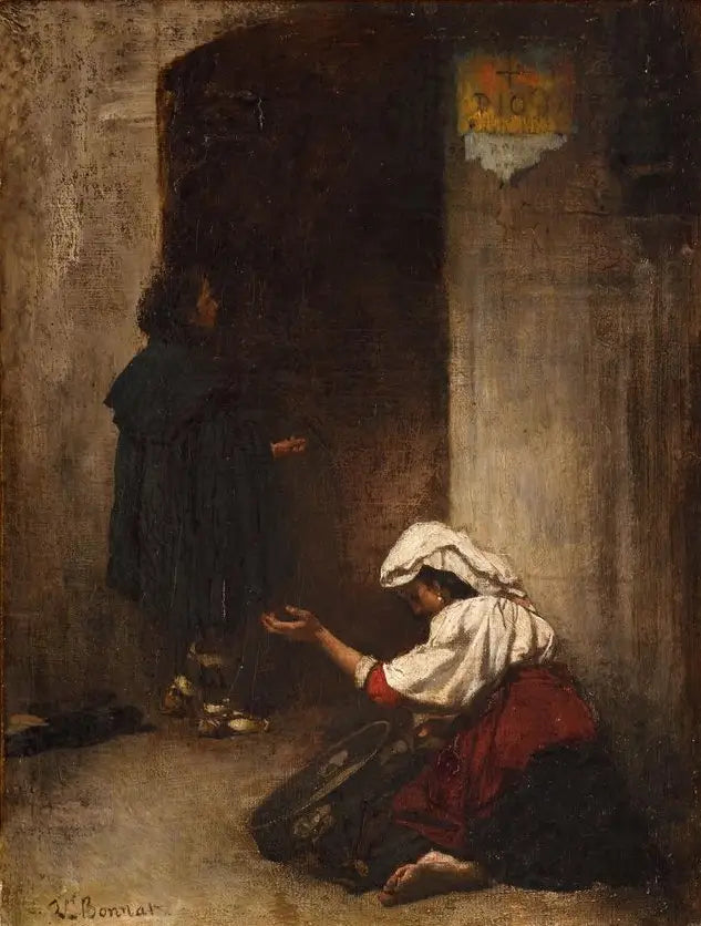 Escena de mendicidad - Léon Bonnat