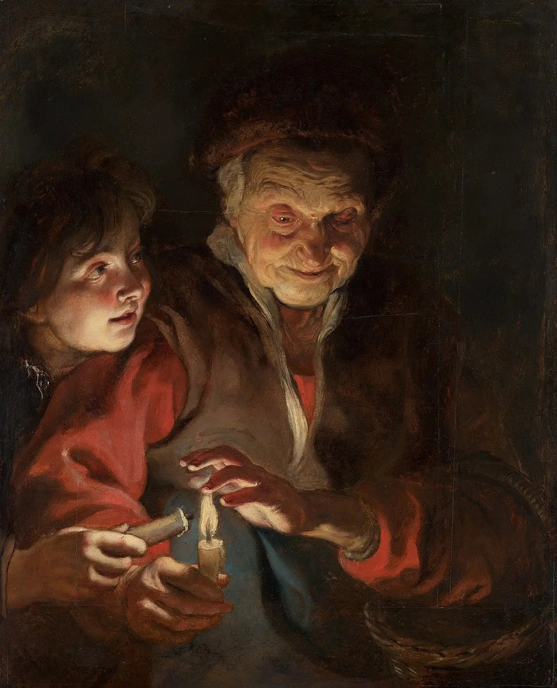 Escena nocturna - Peter Paul Rubens
