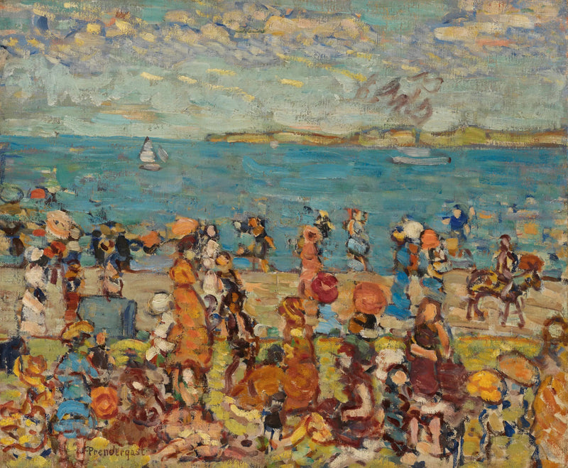 Escena de playa - Maurice Prendergast