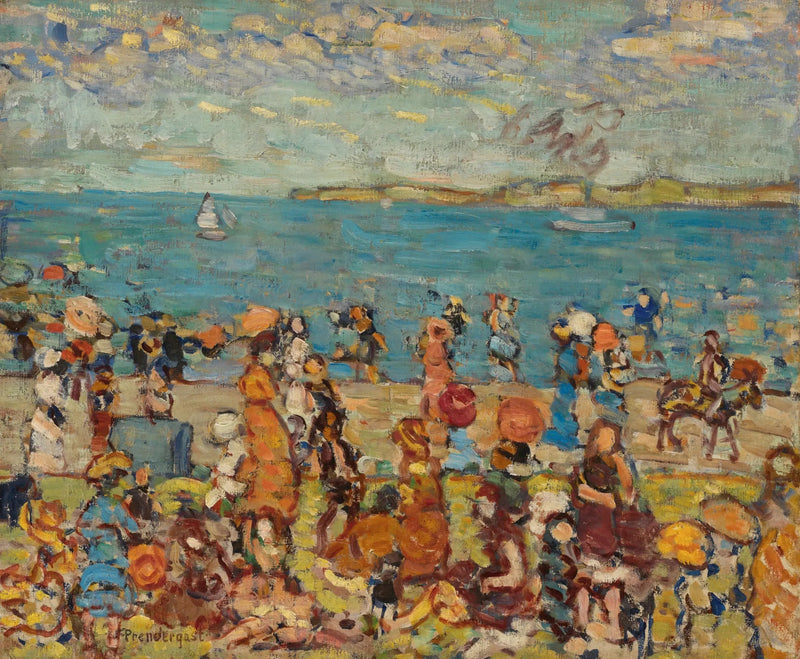 Escena de playa - Maurice Prendergast