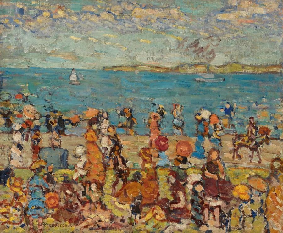 Escena de playa - Maurice Prendergast