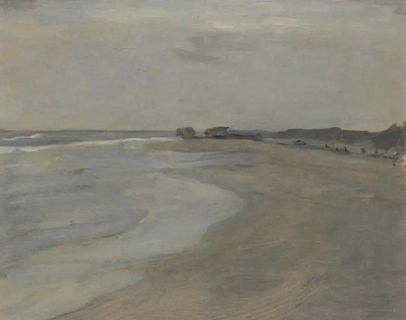 Escena de playa - Piet Mondrian