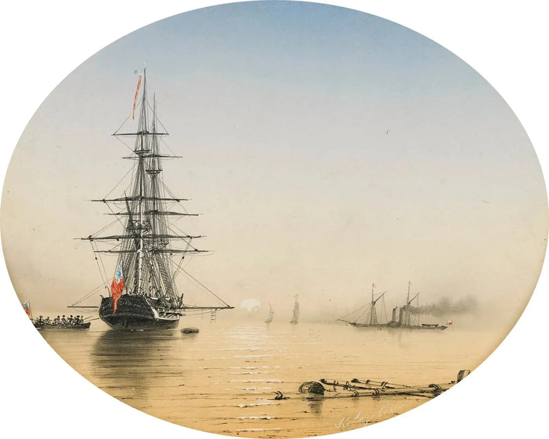 Escena de puerto - Iván Aïvazovski