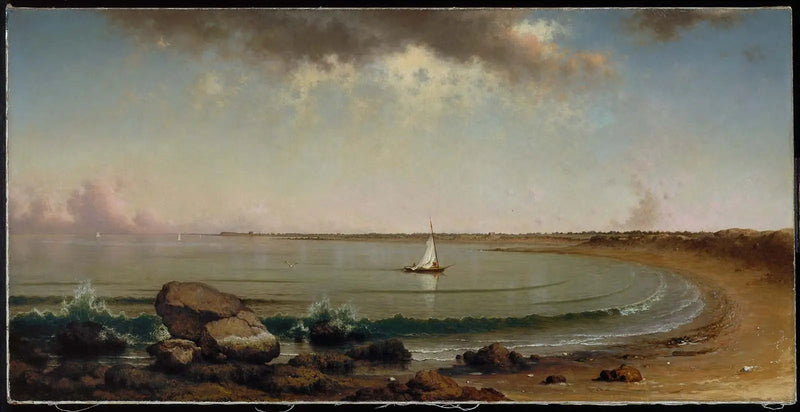 Escena de costa: Point Judith - Martin Johnson Heade