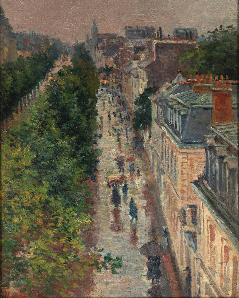 Escena de calle en París - Maximilien Luce