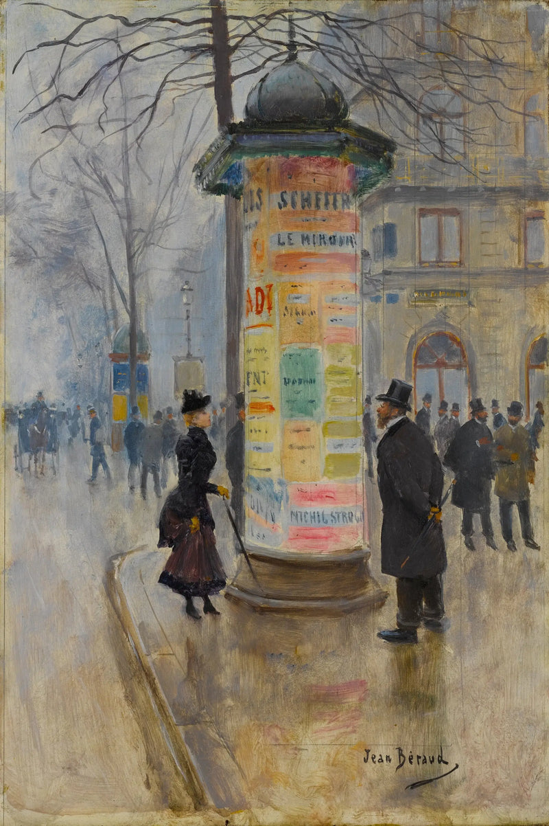 Escena de calle parisina - Jean Béraud