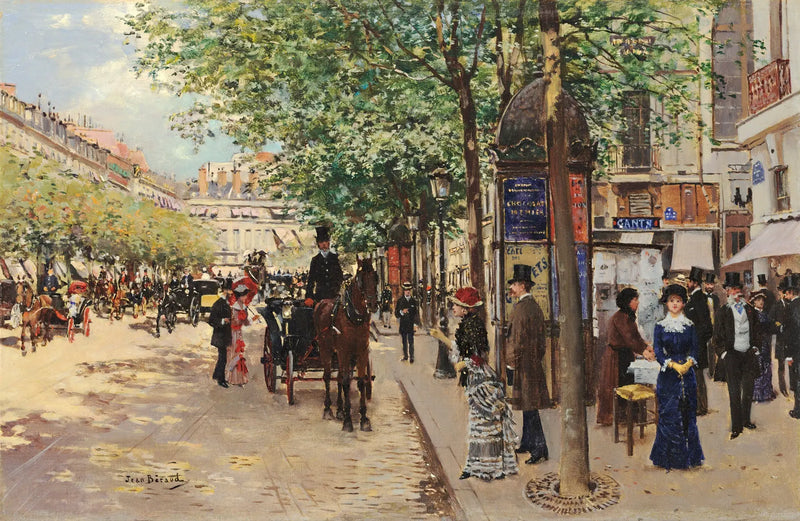 Escena de calle parisina - Jean Béraud