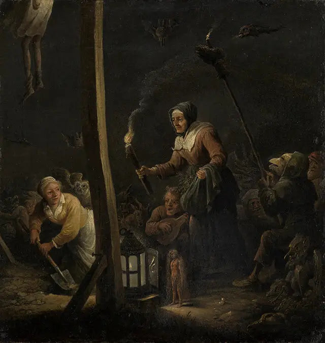 Escena de bruja - David Teniers el Joven