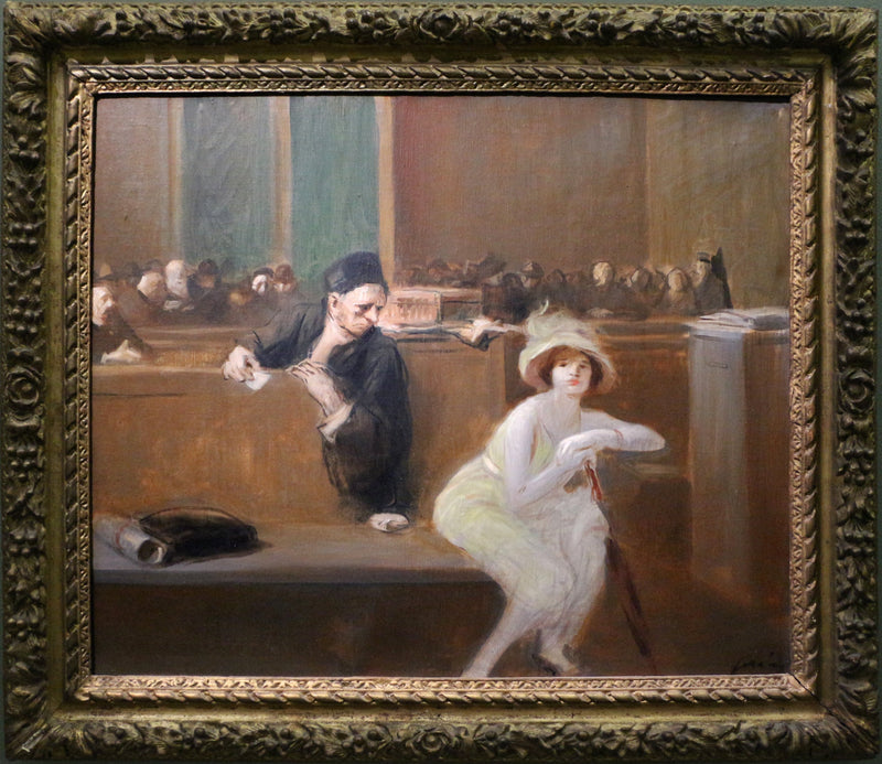 Escena de tribunal - Jean-Louis Forain