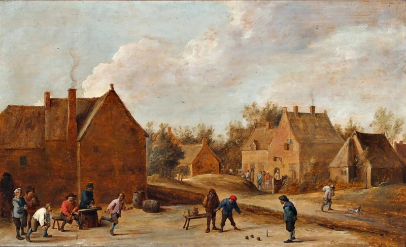 Escena de pueblo - David Teniers el Joven