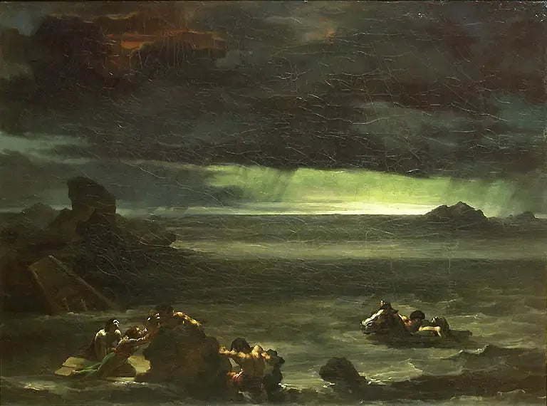 Escena del diluvio - Théodore Géricault