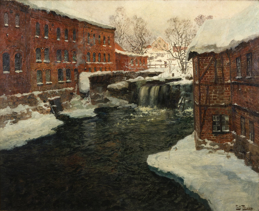 Escena del molino - Frits Thaulow