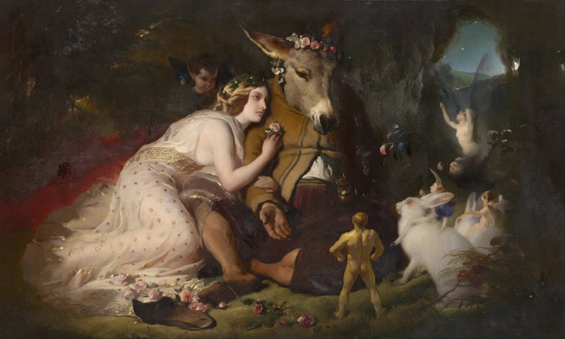 Escena del Sueño de una noche de verano - Edwin Henry Landseer