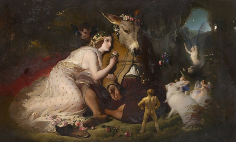Escena del Sueño de una noche de verano - Edwin Henry Landseer