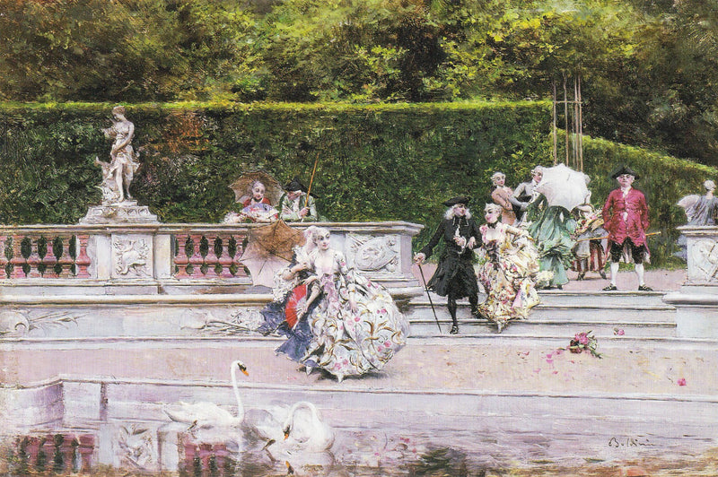 Escena galante - Giovanni Boldini