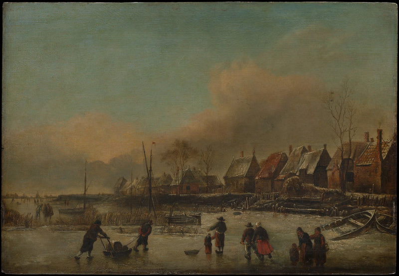 Scène d'hiver - Jan van de Cappelle